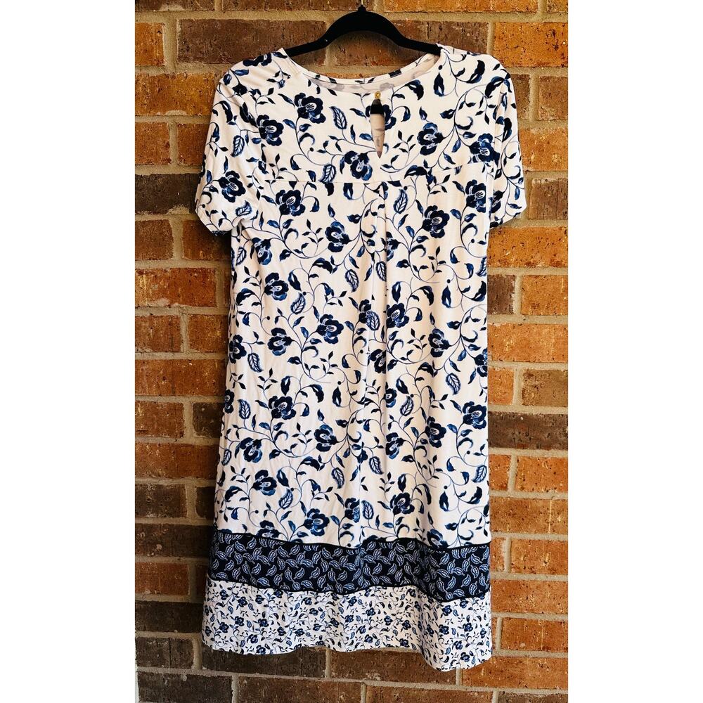 J. jill Short Sleeve XS Floral Dress - Picture 2 of 3
